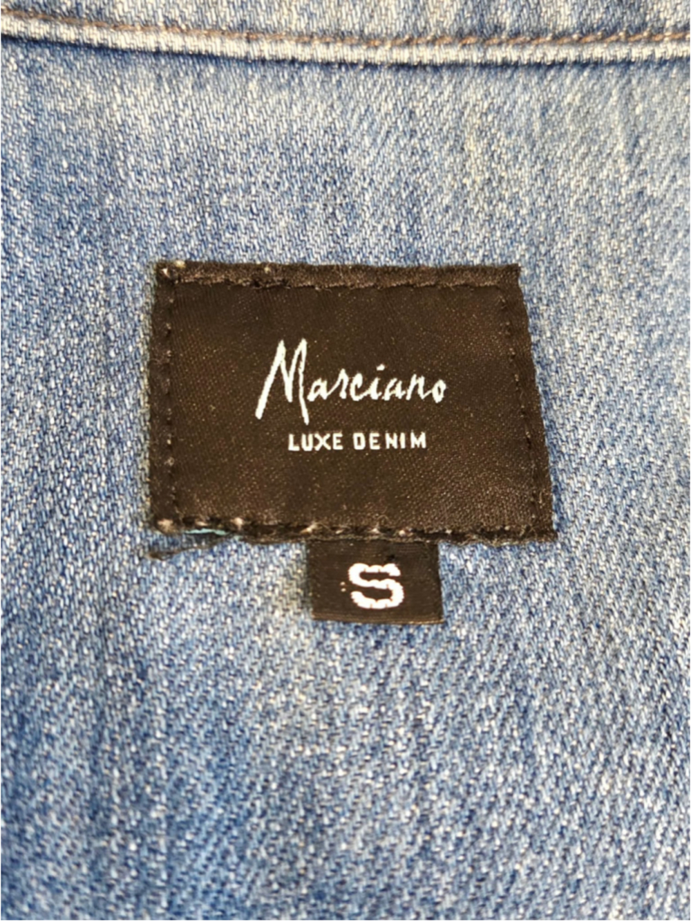 Y2K Guess by Marciano Luxe Denim Jean Jacket Size S Blue
